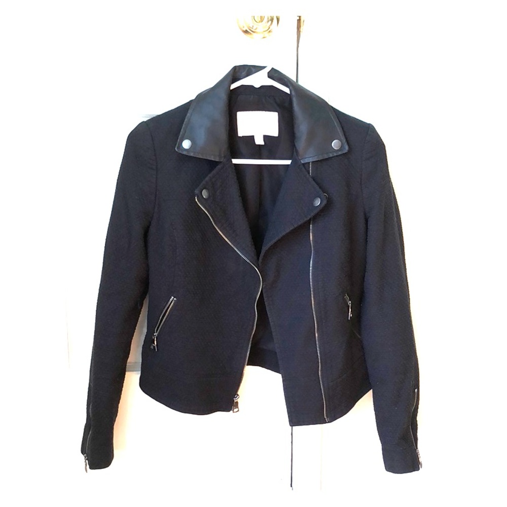 Banana Republic Black Moto Jacket
